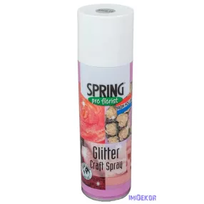   Glitter Spray SPRING 300 ml dekorációs fújós spray - Multicolor