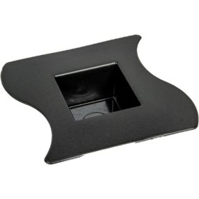 Műanyag szögletes tál SZAFAR grafit szürke M5x17x17cm