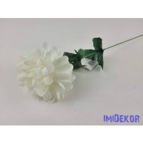 Krizantém szálas selyemvirág 50cm - Krém