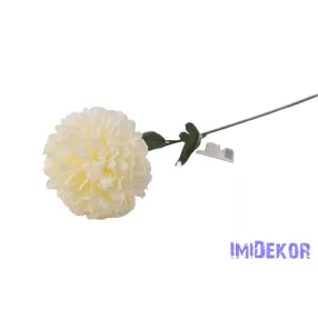 Krizantém szálas selyemvirág 74 cm - Krém
