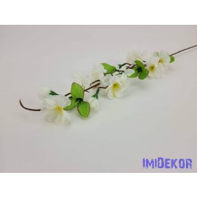 Barack ág szálas selyemvirág 62 cm - Krém