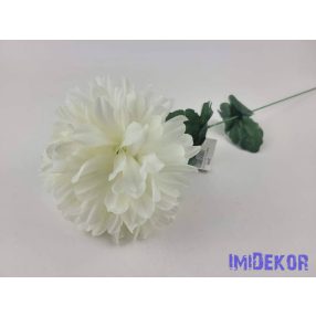 Krizantém szálas selyemvirág 51cm - Krém