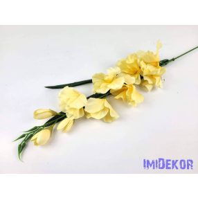 Kardvirág szálas selyem 77 cm - Vaj