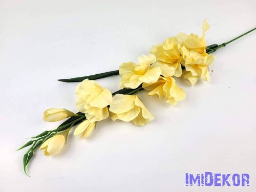 Kardvirág szálas selyem 77 cm - Vaj