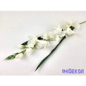 Kardvirág szálas selyem 77 cm - Krém