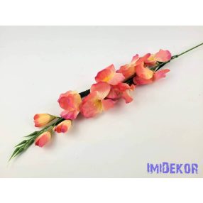 Kardvirág szálas selyem 77 cm - Krém-Rózsaszín