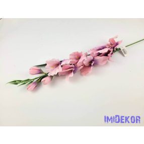 Kardvirág szálas selyem 77 cm - Halvány Mályva