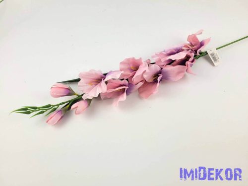 Kardvirág szálas selyem 77 cm - Halvány Mályva