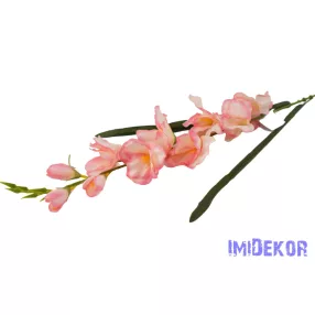 Kardvirág szálas selyem 77 cm - Cirmos Rózsaszín