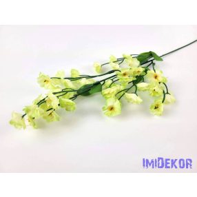   Apró virágos rezgő selyem szálas 39 cm - Halvány Zöldes