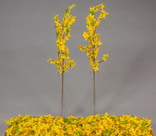 Aranyeső ág szálas selyemvirág 70 cm