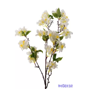 Virágzó ág 96cm - Törtfehér