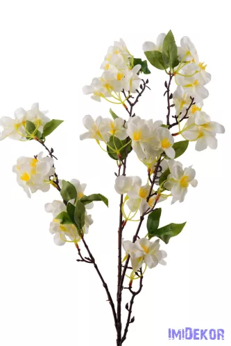 Virágzó ág 96cm - Törtfehér