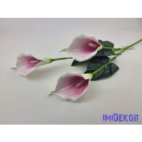 Polifoam kála 3 fejes ág 83cm - Mályvás