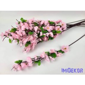 Barackvirág ág 60 cm - Rózsaszín