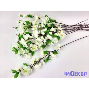 Barackvirág ág 60 cm - Krém