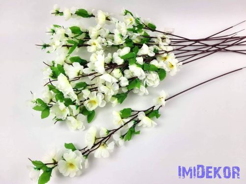 Barackvirág ág 60 cm - Krém