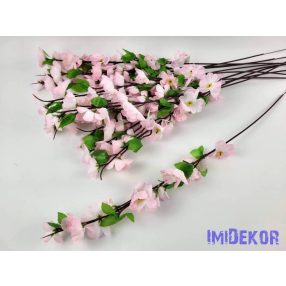Barackvirág ág 60 cm - Halvány Rózsaszín