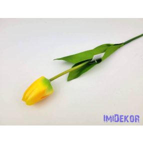 Bimbós tulipán szálas 53 cm - Sárga