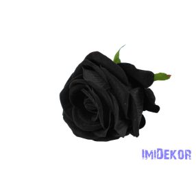 Szálas bársony rózsa 48 cm - Fekete