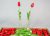 Tulipán szálas gumi virág 45 cm