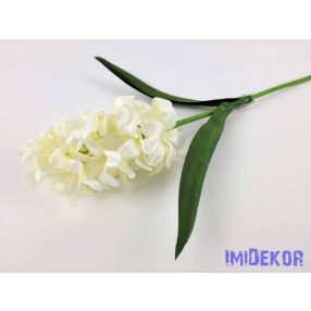 Jácint szálas selyem 40 cm - Krém