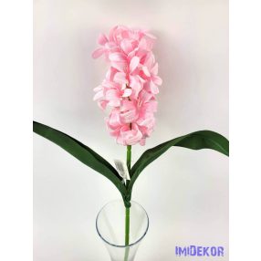 Jácint szálas selyem 40 cm - Rózsaszín