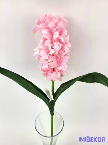 Jácint szálas selyem 40 cm - Rózsaszín
