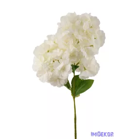Virágzó ág 74cm - Törtfehér