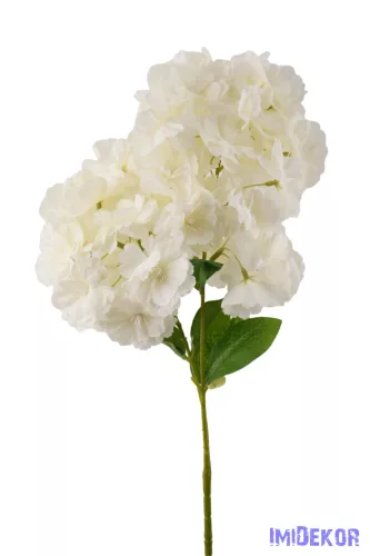 Virágzó ág 74cm - Törtfehér