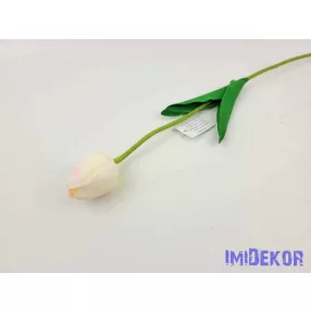 Tulipán szálas gumi 48 cm - Halvány Rózsaszín