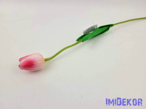 Tulipán szálas gumi 48 cm - Erős Rózsaszín