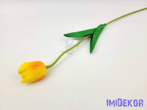 Tulipán szálas gumi 48 cm - Napsárga