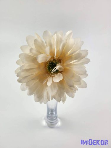Gerbera élethű hamvas szárú selyemvirág 56 cm - Halvány Barack