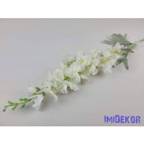 Szarkaláb szálas hamvas szárú selyemvirág 84cm - Krém