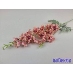   Szarkaláb szálas hamvas szárú selyemvirág 84cm - Narancsos