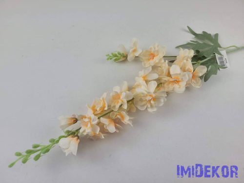 Szarkaláb szálas hamvas szárú selyemvirág 84cm - Barack