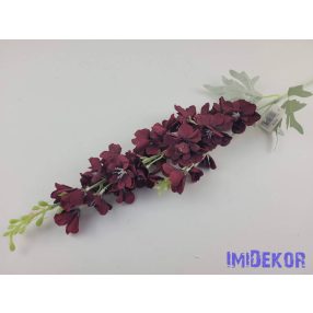 Szarkaláb szálas hamvas szárú selyemvirág 84cm - Bordó