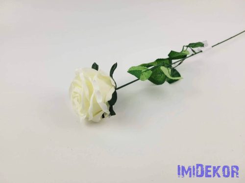 Szálas rózsa 61 cm - Törtfehér