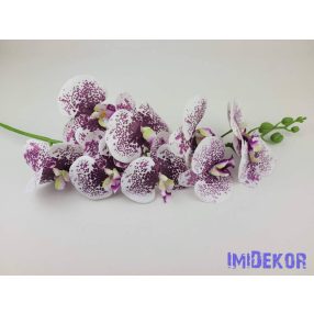Gumis orchidea ág 100cm - Krém-Lila Cirmos