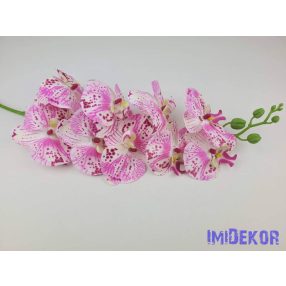 Gumis orchidea ág 100cm - Rózsaszínes