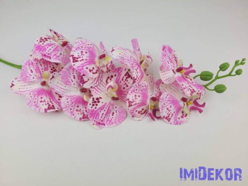 Gumis orchidea ág 100cm - Rózsaszínes