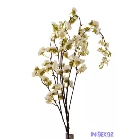 Virágzó ág 90cm - Krém