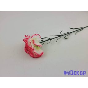 Szegfű szálas selyemvirág 55cm - Pink Cirmos