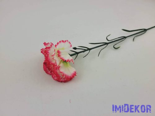 Szegfű szálas selyemvirág 55cm - Pink Cirmos