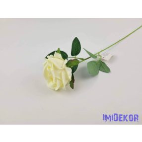 Szálas bársonyos rózsa 51 cm - Krém