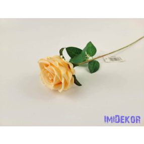 Szálas bársonyos rózsa 51 cm - Barack