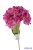 Hortenzia szálas selyemvirág D17cm M59cm - Lilás Rózsaszín