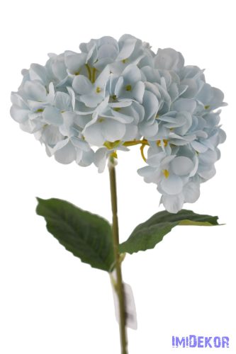 Hortenzia szálas selyemvirág D17cm M59cm - Halvány Kék