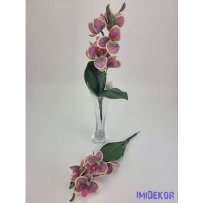 Orchidea gumis levéllel 32cm - Cirmos